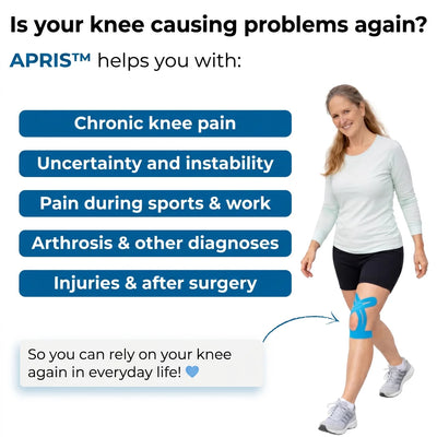 APRIS™ - Pre-Cut Knee Support That Moves With You