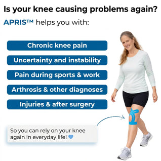 APRIS™ - Pre-Cut Knee Support That Moves With You