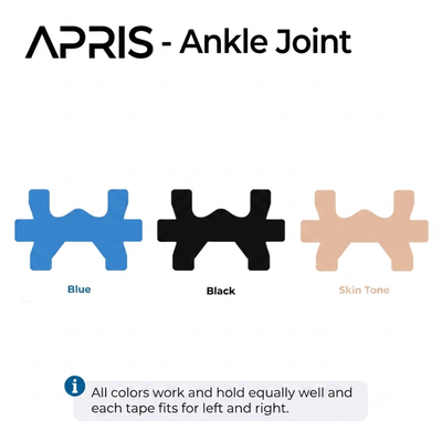 APRIS Ankle Support - Pre-Cut Kinesiology Tape