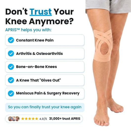 APRIS™ Knee Support — Pre-Cut Kinesiology Tape
