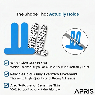 APRIS™ Knee Support — Pre-Cut Kinesiology Tape